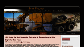 What Scot-project.org website looked like in 2014 (9 years ago)