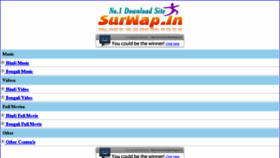 What Surwap.in website looked like in 2014 (9 years ago)