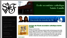 What Ste-famille.com website looked like in 2014 (9 years ago)