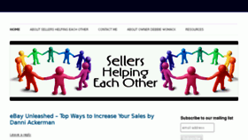 What Sellershelpingeachother.com website looked like in 2014 (9 years ago)