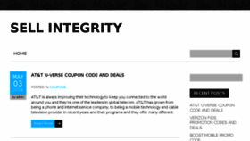What Sellintegrity.com website looked like in 2014 (9 years ago)