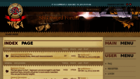 What Sword-forum.com website looked like in 2014 (9 years ago)
