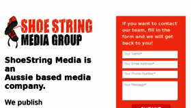 What Shoestringmedia.co website looked like in 2014 (9 years ago)