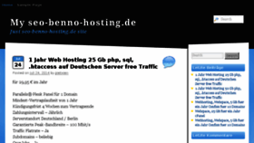 What Seo-benno-hosting.de website looked like in 2014 (9 years ago)