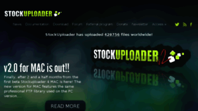 What Stockuploader.com website looked like in 2014 (9 years ago)