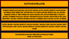 What Sattamatkaank.net website looked like in 2014 (9 years ago)