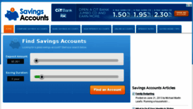 What Savingsaccounts.com.au website looked like in 2014 (9 years ago)