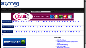 What Sensongs.com website looked like in 2014 (9 years ago)