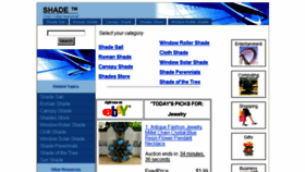 What Shade.com website looked like in 2014 (9 years ago)
