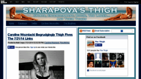 What Sharapovasthigh.com website looked like in 2014 (9 years ago)