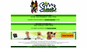 What Simsland.com website looked like in 2014 (9 years ago)