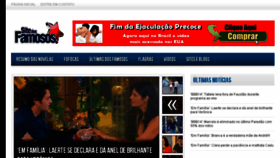 What Sitedosfamosos.com.br website looked like in 2014 (9 years ago)