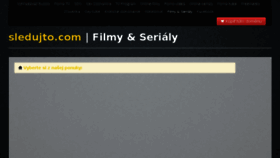 What Sledujto.com website looked like in 2014 (9 years ago)