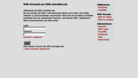 What Sms-schreiben.de website looked like in 2014 (9 years ago)