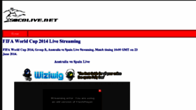 What Socolive.net website looked like in 2014 (9 years ago)