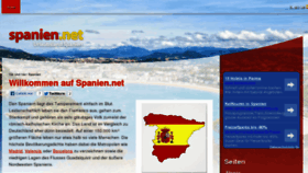 What Spanien.net website looked like in 2014 (9 years ago)