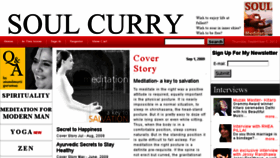 What Soulcurrymagazine.com website looked like in 2014 (9 years ago)