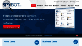What Spybotupdates.com website looked like in 2014 (9 years ago)