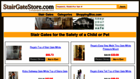 What Stairgatestore.com website looked like in 2014 (9 years ago)