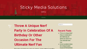 What Stickymediasolutions.com website looked like in 2014 (9 years ago)