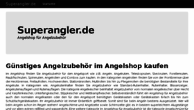 What Superangler.de website looked like in 2014 (9 years ago)