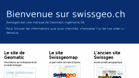 What Swissgeo.ch website looked like in 2014 (9 years ago)