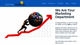 What Sisyphusmedia.com website looked like in 2014 (9 years ago)
