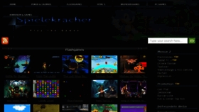 What Spielekracher.de website looked like in 2014 (9 years ago)