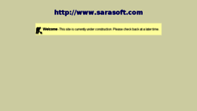What Sarasoft.com website looked like in 2014 (9 years ago)