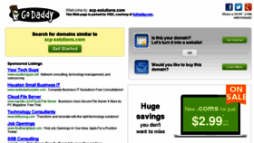 What Scp-solutions.com website looked like in 2014 (9 years ago)