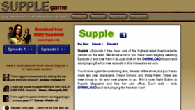 What Supplegame.com website looked like in 2014 (9 years ago)