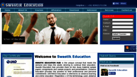What Swastikeducation.com website looked like in 2014 (9 years ago)
