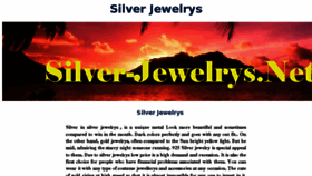 What Silver-jewelrys.net website looked like in 2014 (9 years ago)