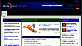 What Steelmarketupdate.com website looked like in 2014 (9 years ago)
