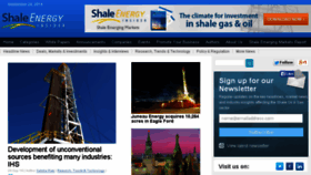 What Shaleenergyinsider.com website looked like in 2014 (9 years ago)