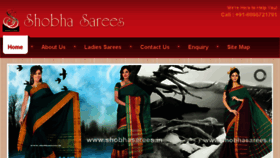 What Shobhasarees.in website looked like in 2014 (10 years ago)