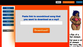 What Soundcloud2mp3.com website looked like in 2014 (9 years ago)