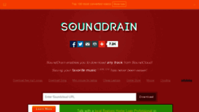 What Sounddrain.com website looked like in 2014 (9 years ago)