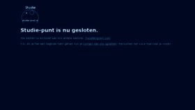 What Studie-punt.nl website looked like in 2014 (10 years ago)