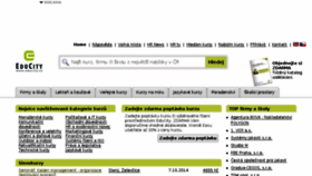 What Skoleni-kurzy-educity.cz website looked like in 2014 (9 years ago)