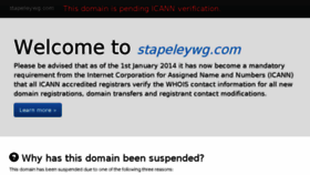 What Stapeleywg.com website looked like in 2014 (9 years ago)