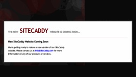 What Sitecaddy.com website looked like in 2014 (9 years ago)