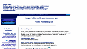 What Spamitalia.com website looked like in 2014 (9 years ago)