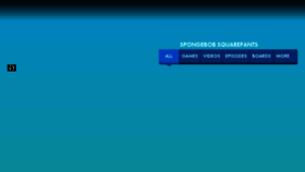 What Spongebob.nick.com website looked like in 2014 (9 years ago)