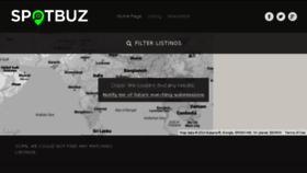 What Spotbuz.com website looked like in 2014 (9 years ago)