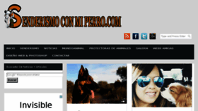 What Senderismoconmiperro.com website looked like in 2014 (9 years ago)