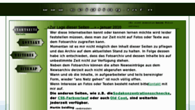 What Seidling.info website looked like in 2014 (9 years ago)