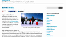 What Schlittschuhe.net website looked like in 2014 (9 years ago)