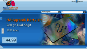 What Sadecekartvizit.com website looked like in 2014 (9 years ago)