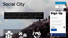 What Socialcity.in website looked like in 2014 (9 years ago)